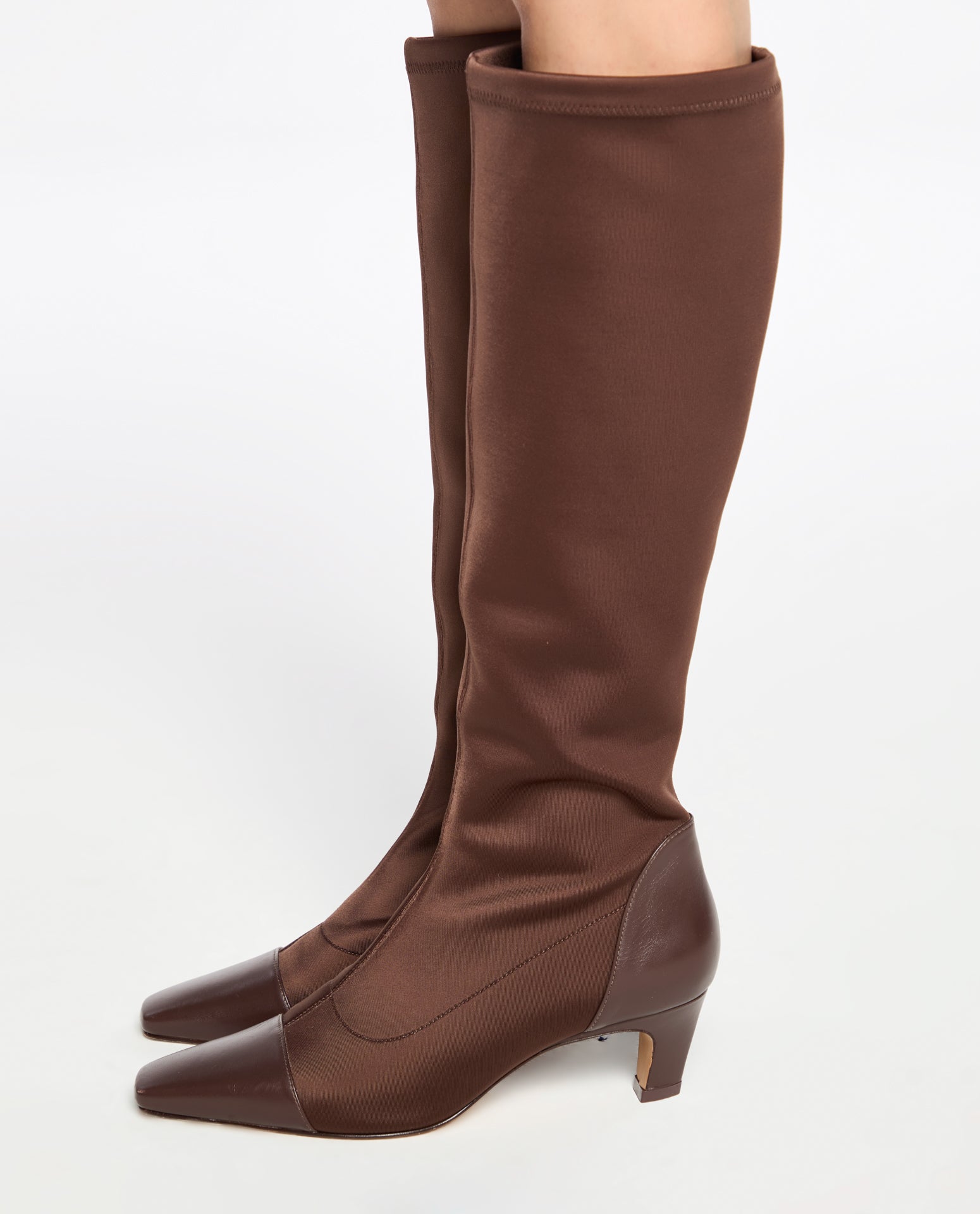 Bota Lafort Cano Médio Carole Couro