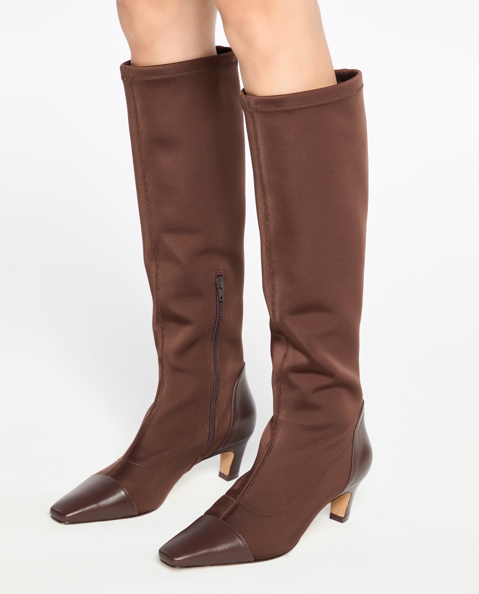 Bota Lafort Cano Médio Carole Couro