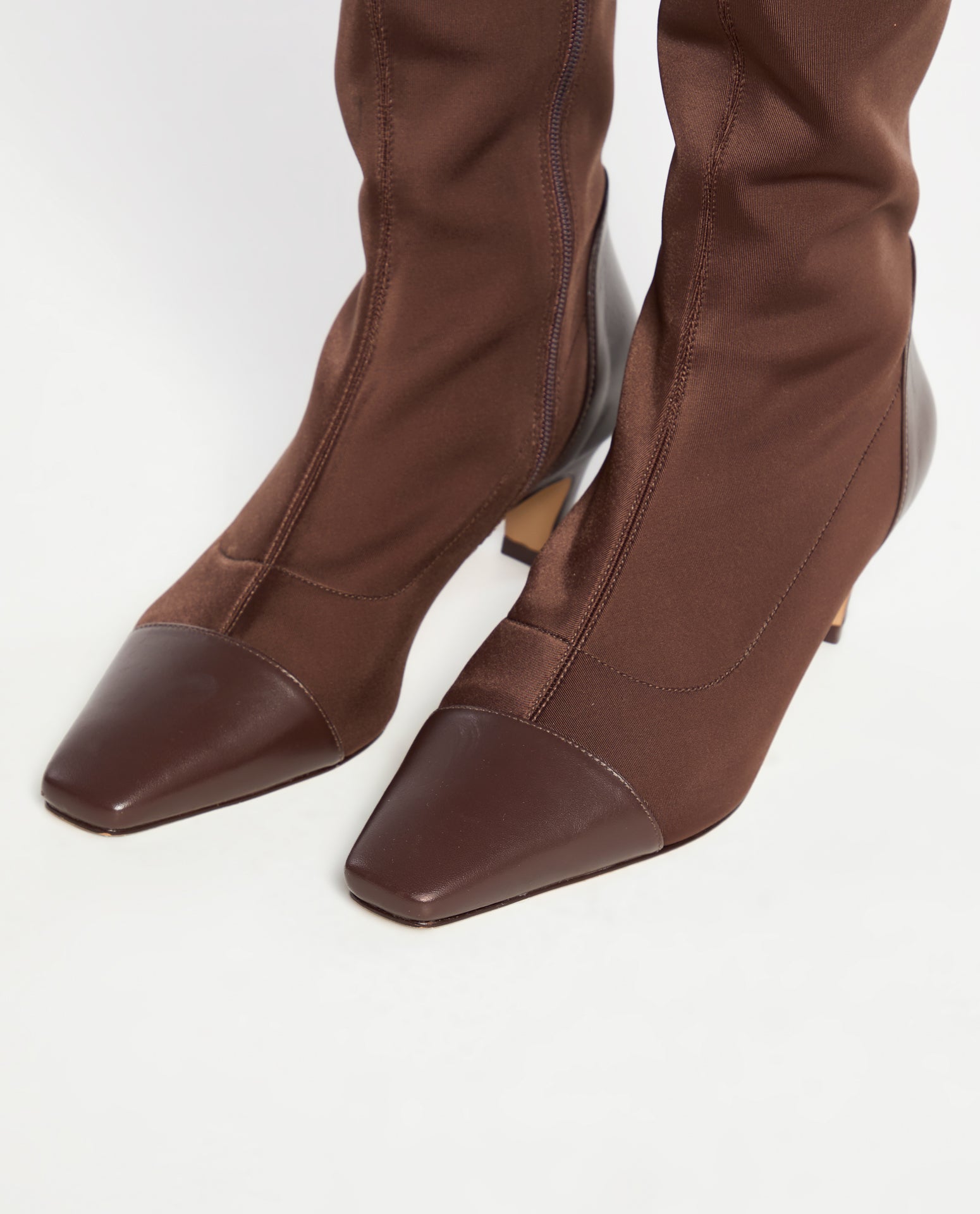 Bota Lafort Cano Médio Carole Couro