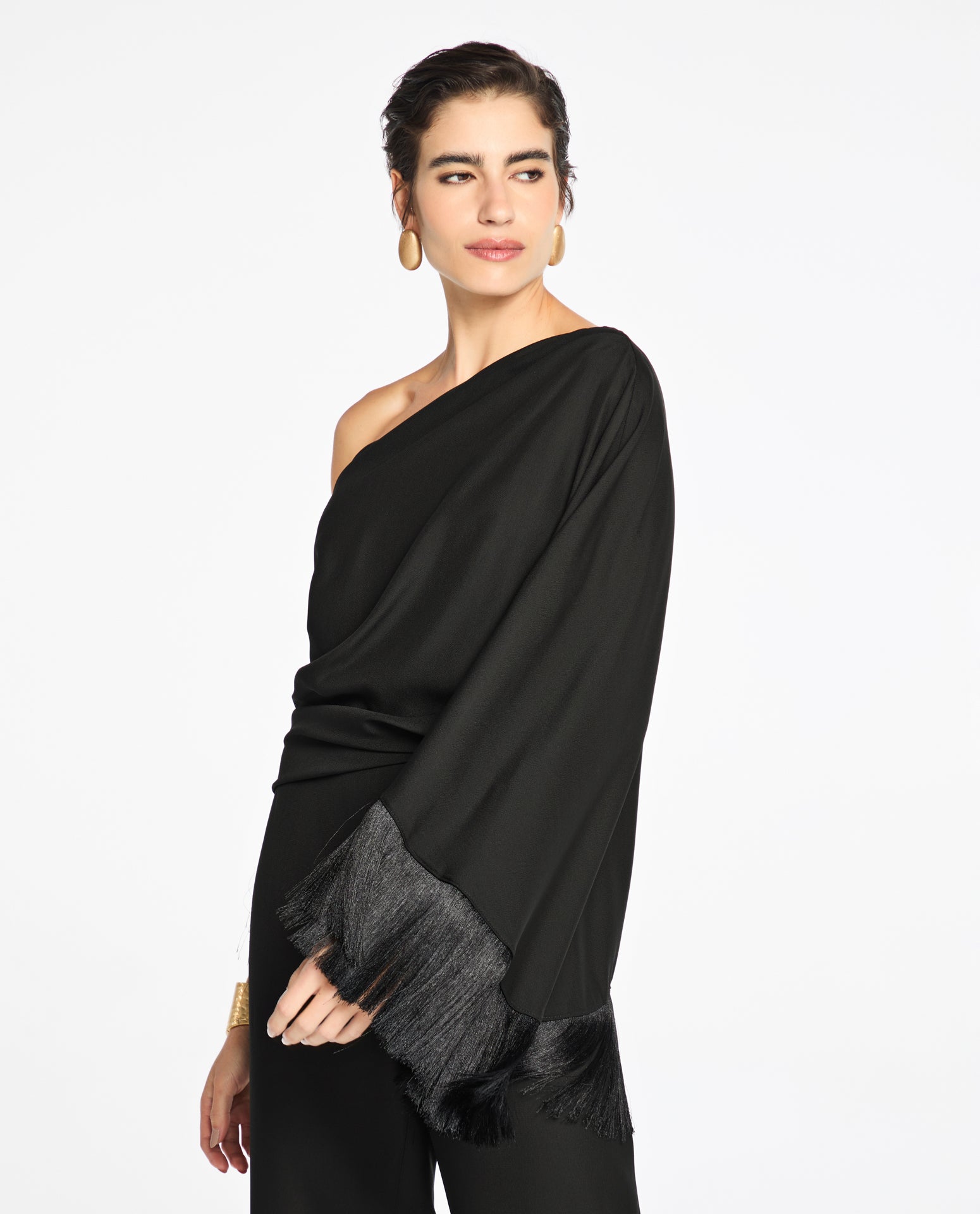 Macacão Lafort Ombro Só Atena Crepe Patou