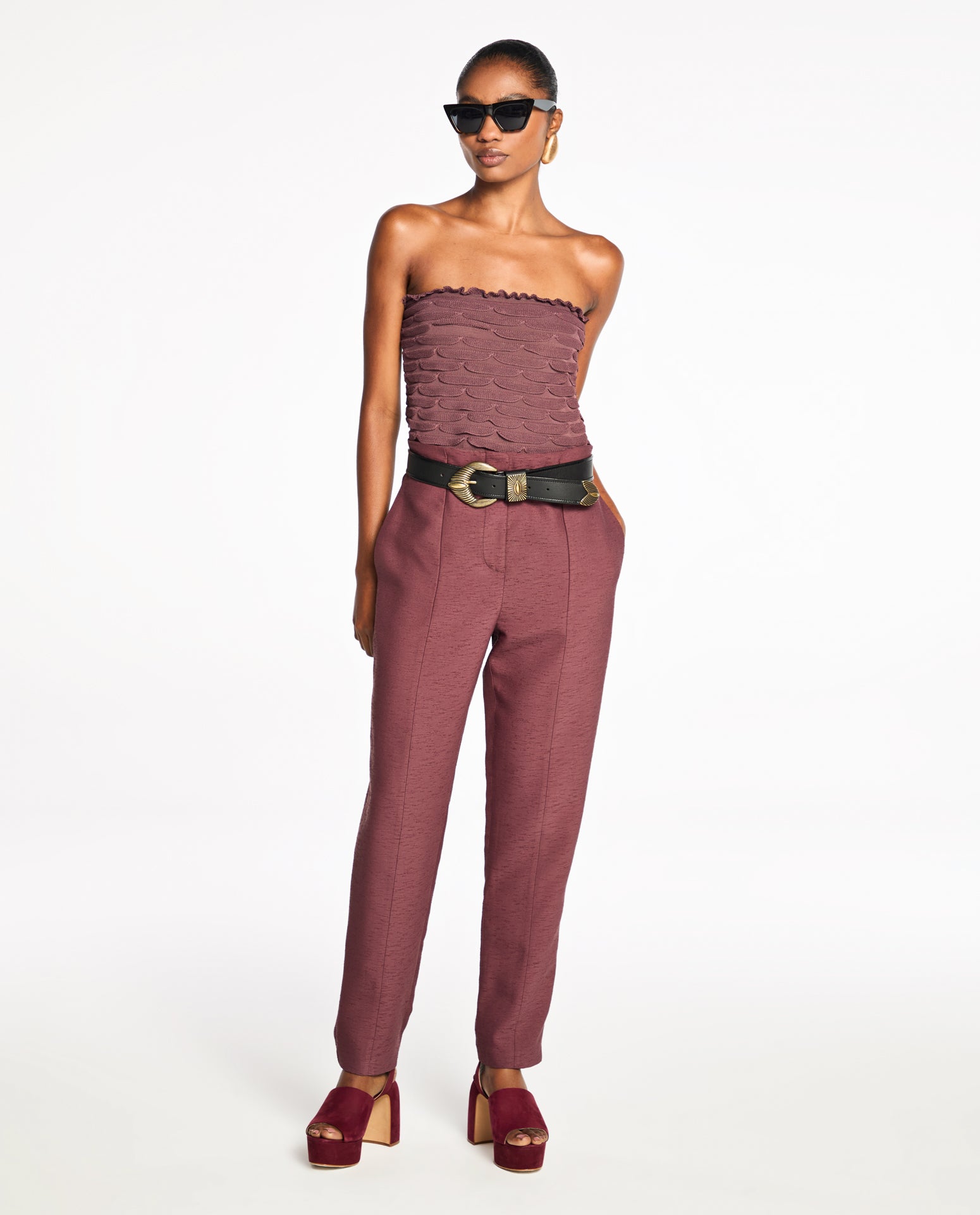 Calça Lafort Pespontos Jolie Shantung