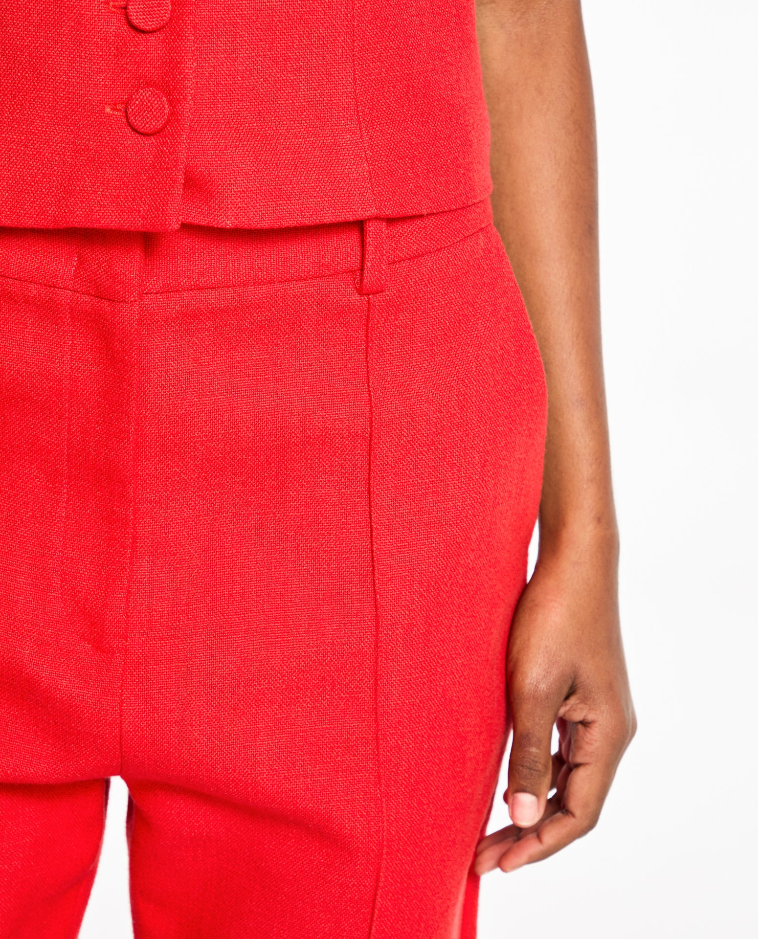 Calça Lafort Boot Cut Angélica Alfaiataria Natural