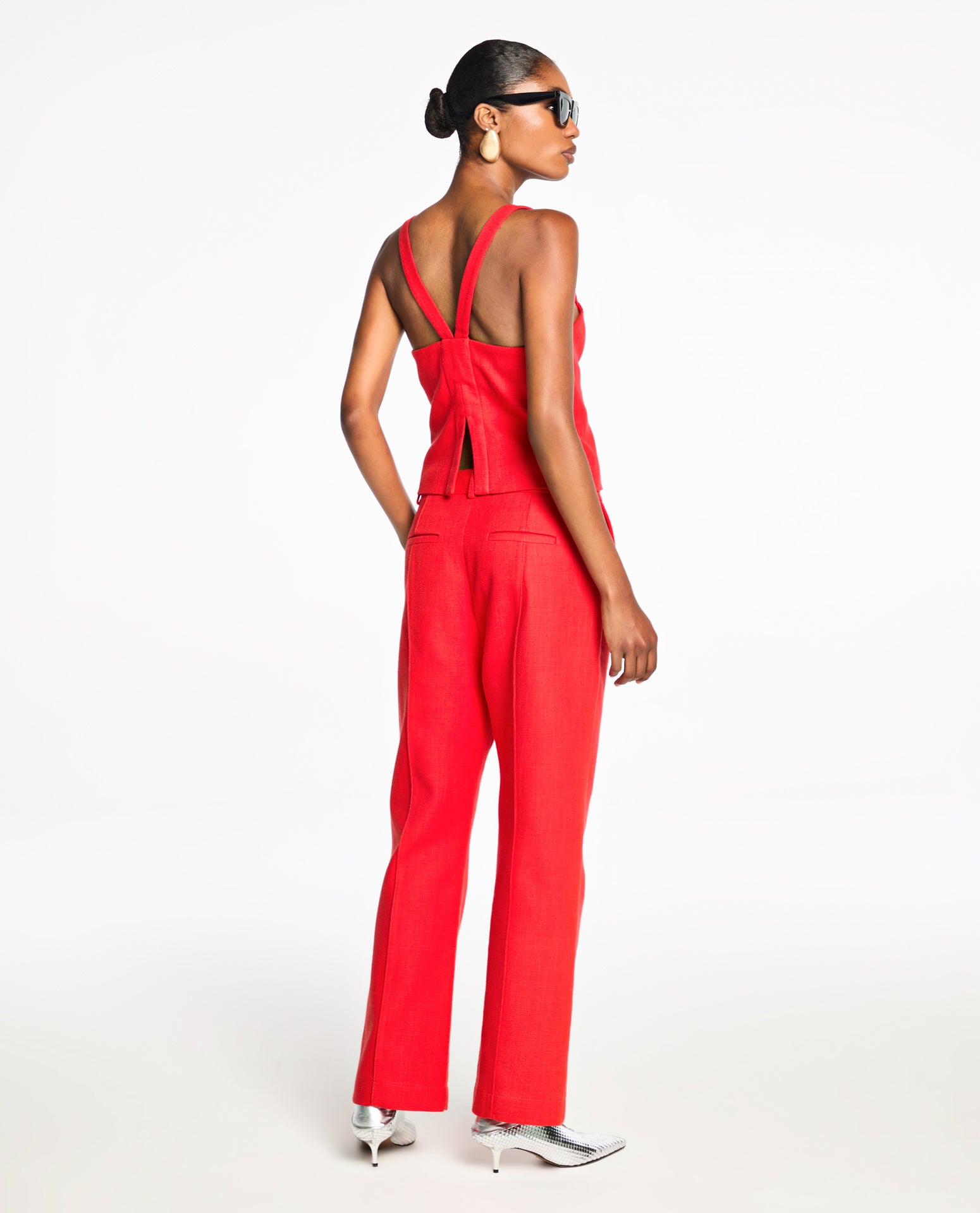 Calça Lafort Boot Cut Angélica Alfaiataria Natural