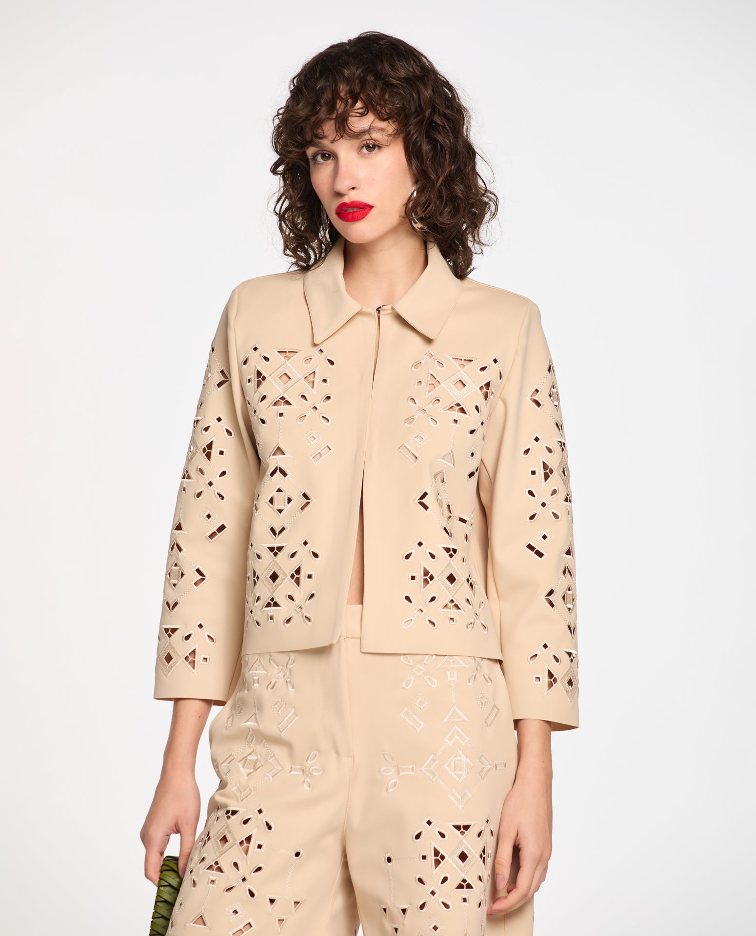 Casaco Lafort Com Bordado Fafa Technoblock®