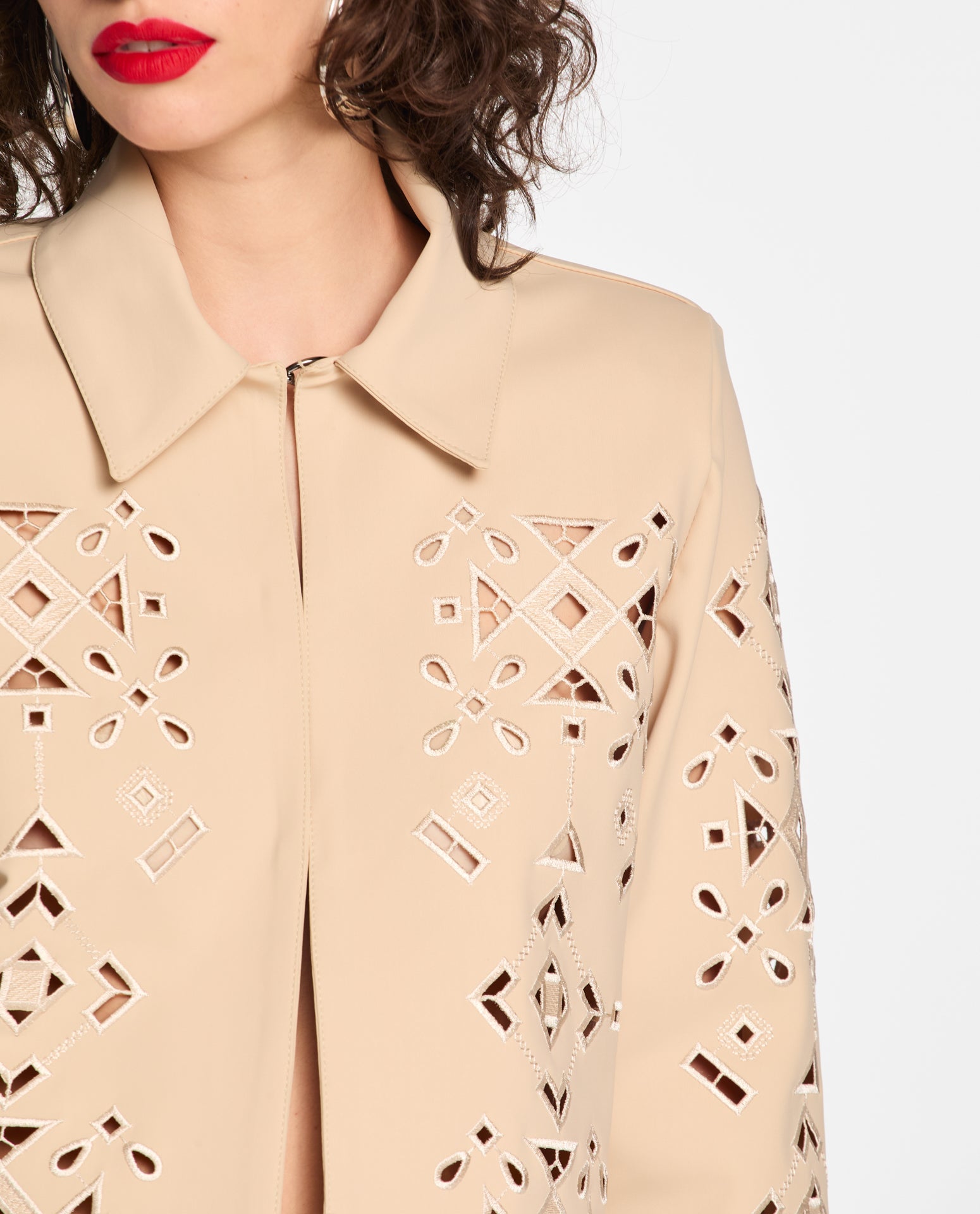 Casaco Lafort Com Bordado Fafa Technoblock®