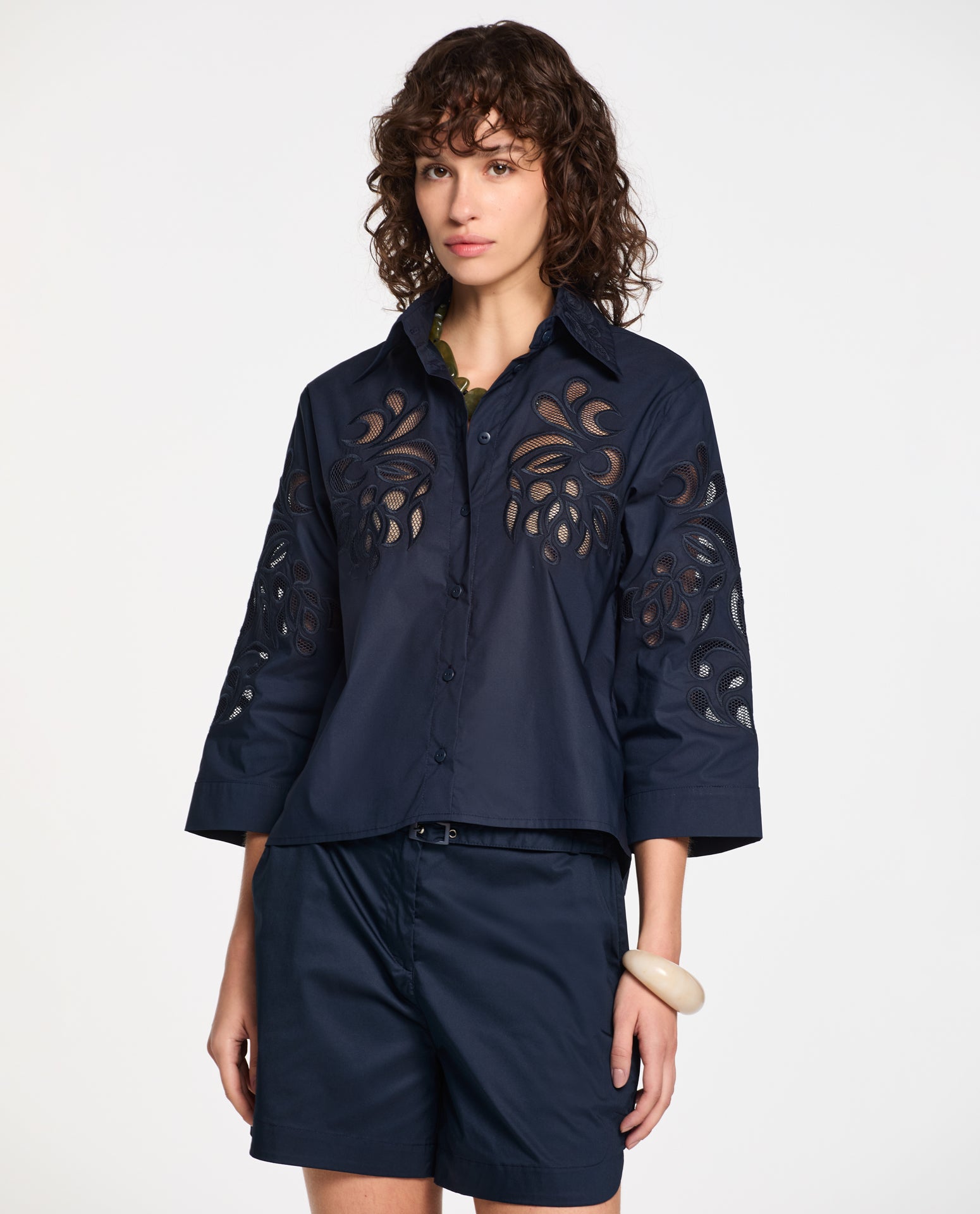 Camisa Lafort Com Bordado Beatriz High Cotton