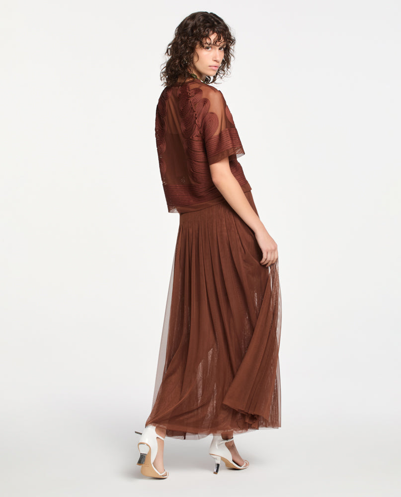 T-shirt Lafort Com Bordado Cora Tela Block