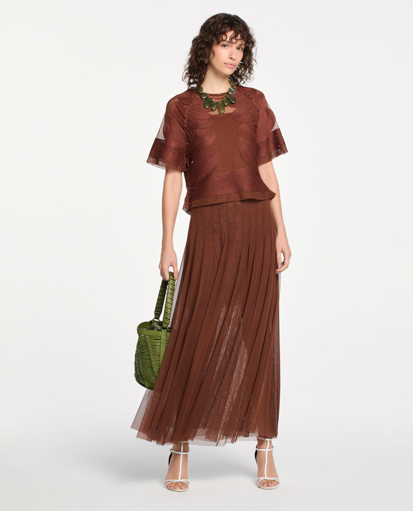 T-shirt Lafort Com Bordado Cora Tela Block