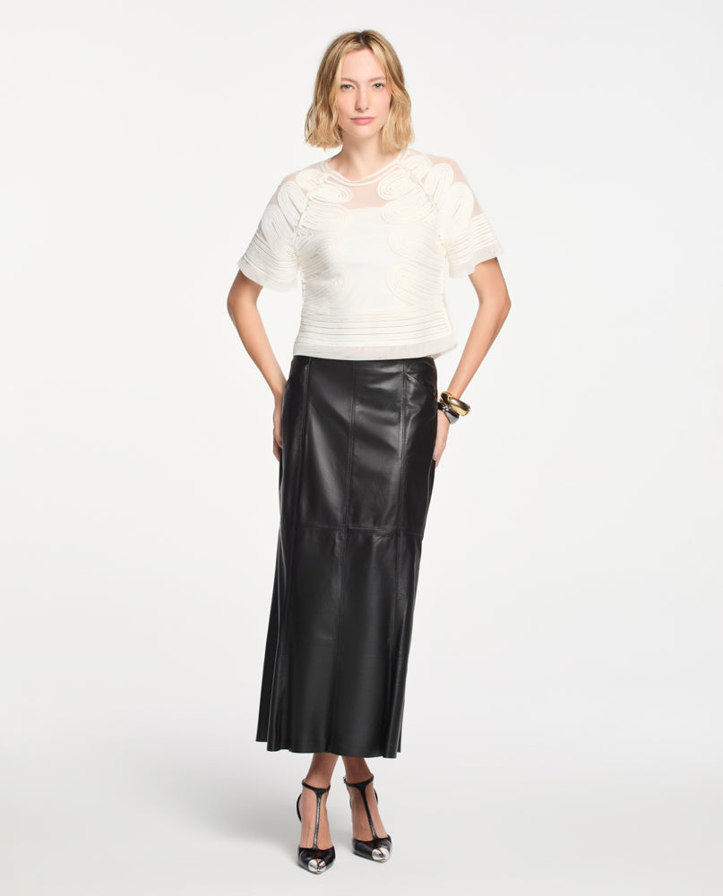 T-shirt Lafort Com Bordado Cora Tela Block