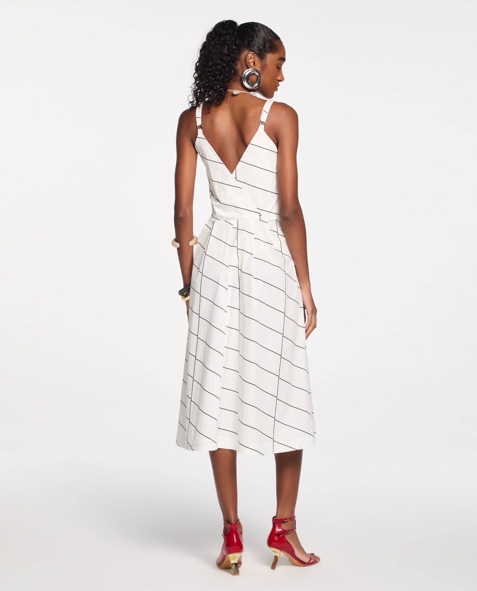 Vestido Lafort Midi Fernanda High Cotton Estampado