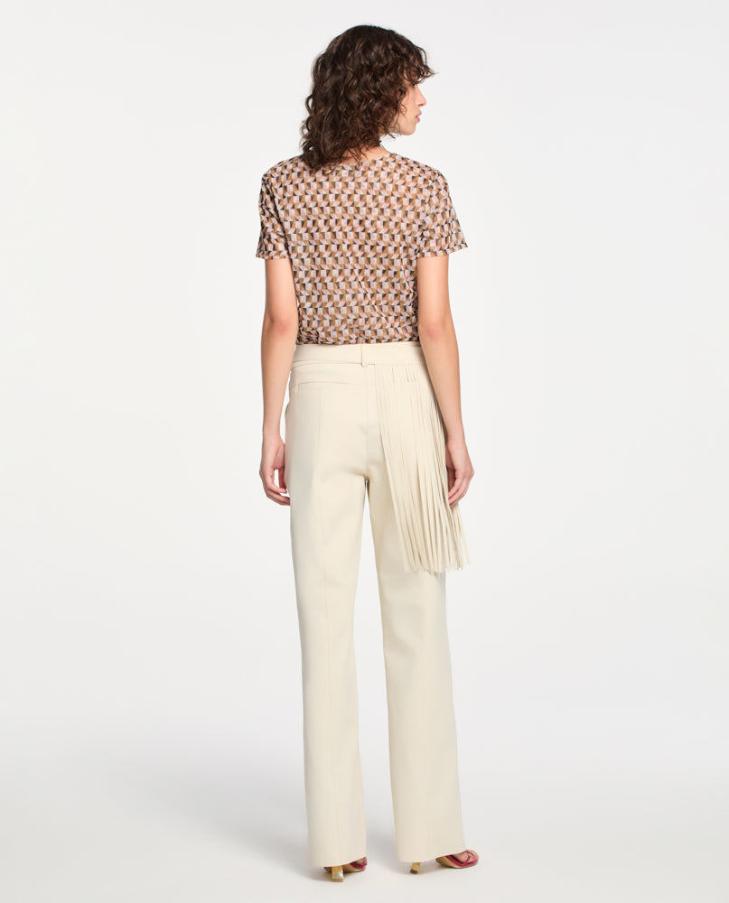 Calça Lafort Com Franjas Hilda Technoblock®