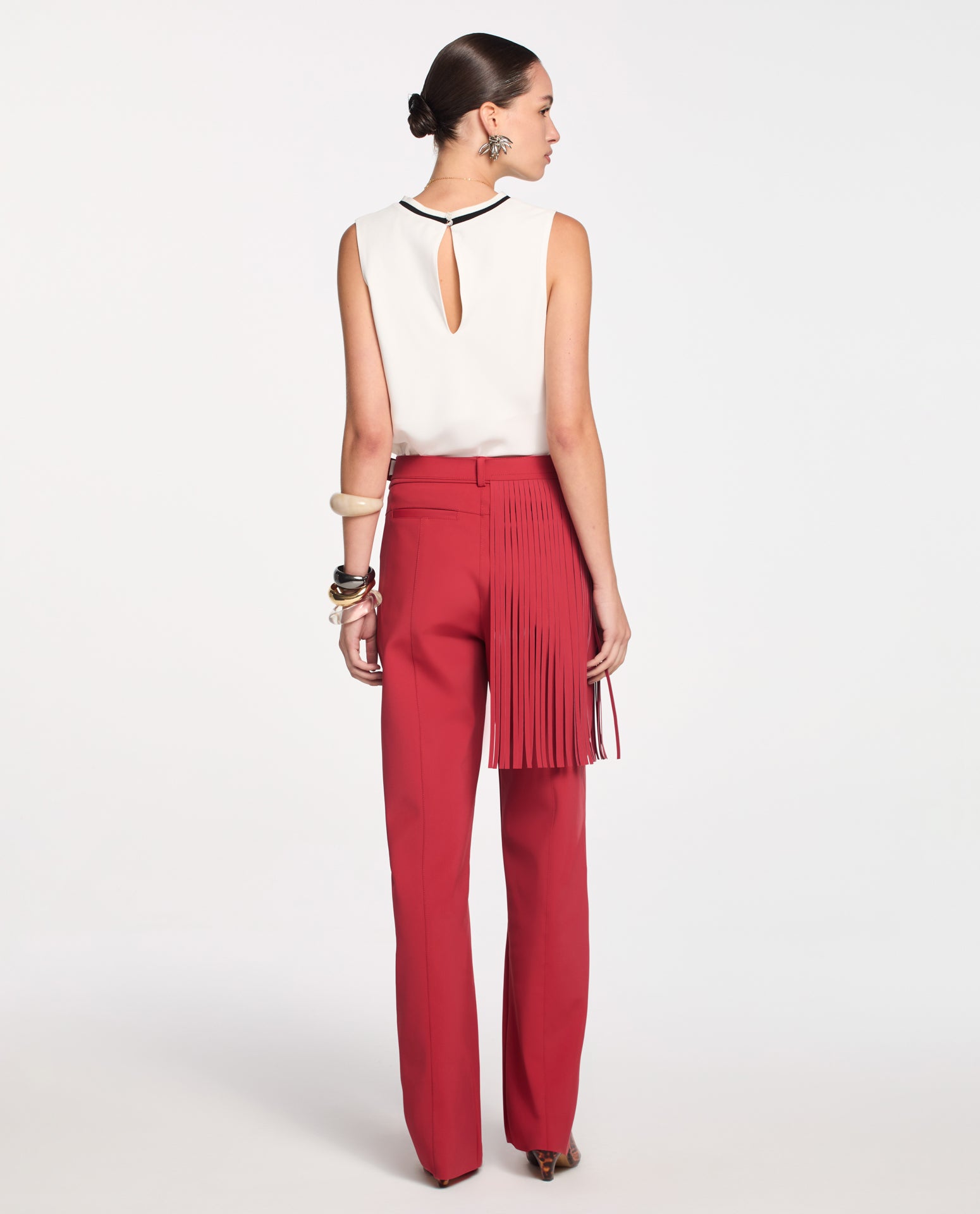 Calça Lafort Com Franjas Hilda Technoblock®