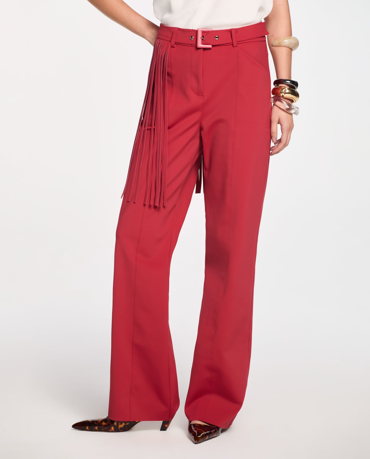 Calça Lafort Com Franjas Hilda Technoblock®