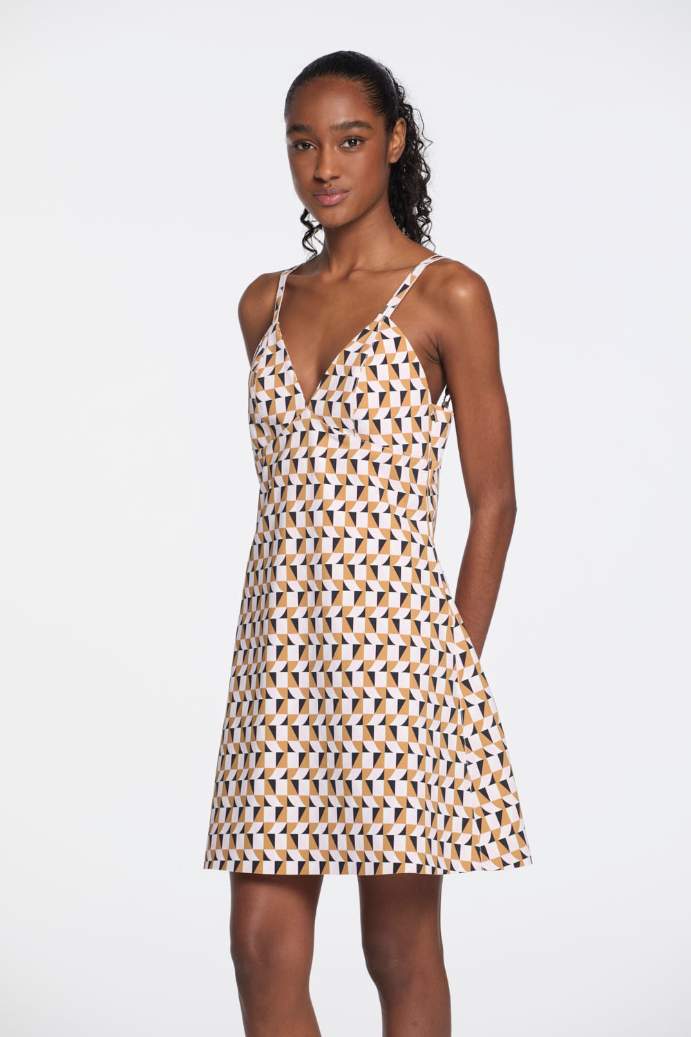 Vestido Lafort Mini Paolla Technoblock® Estampado
