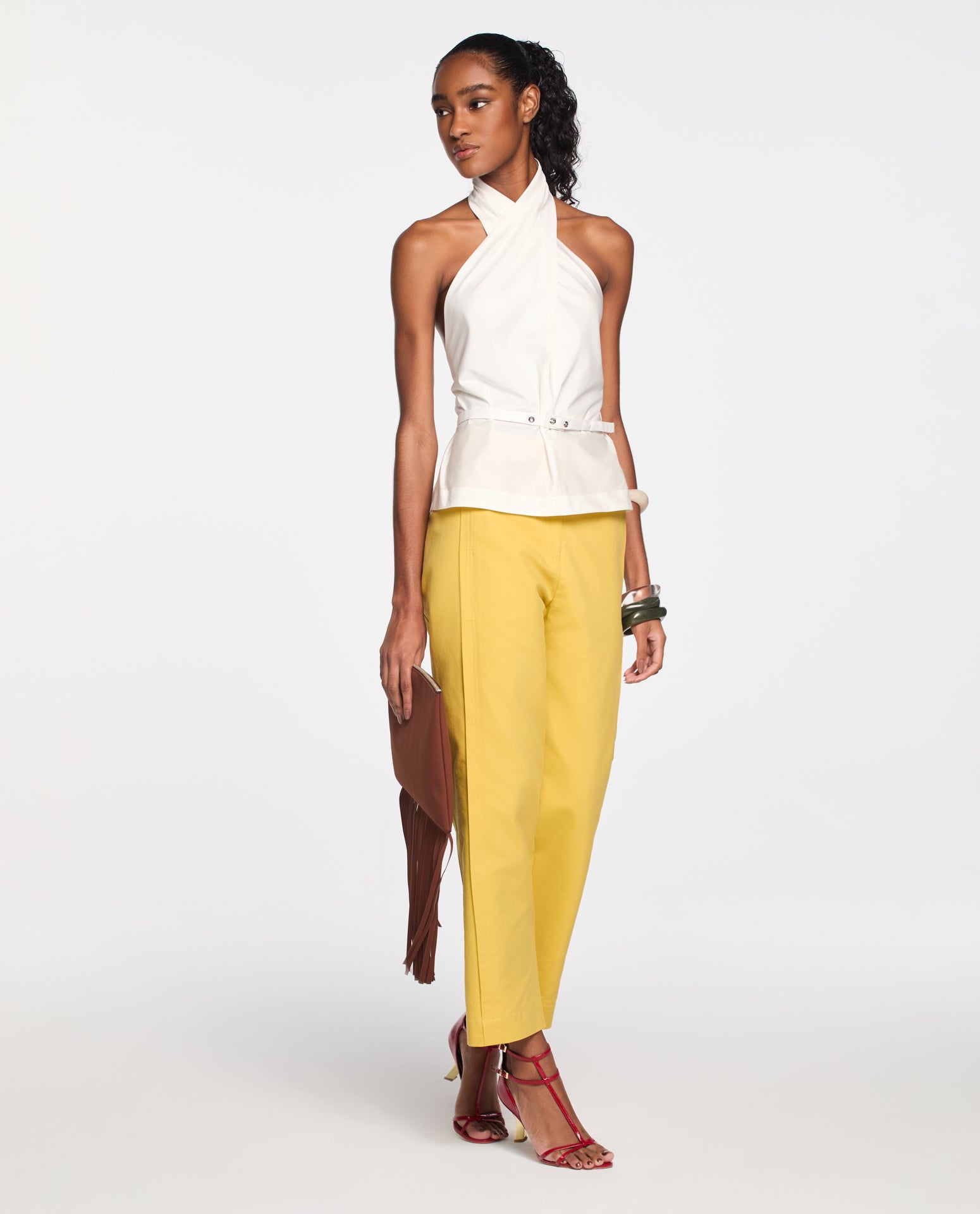 Top Lafort Transpassado Clara High Cotton