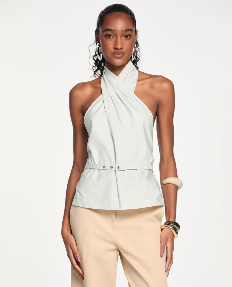 Top Lafort Transpassado Clara High Cotton