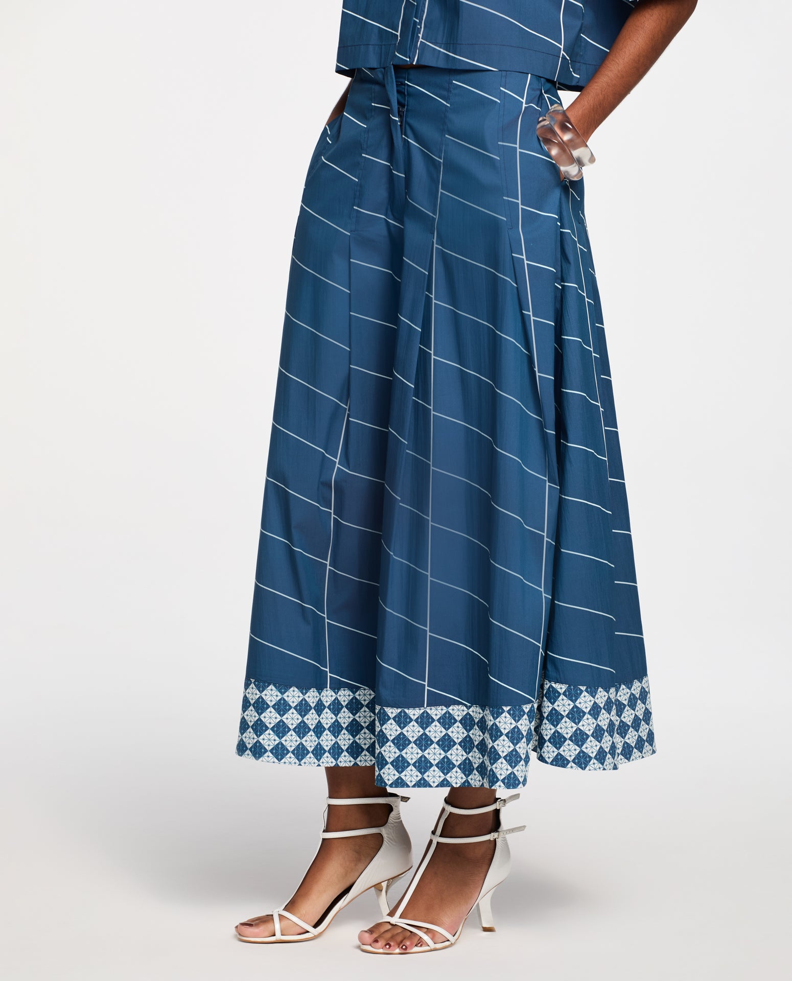 Saia Lafort Midi Djanira High Cotton Estampado