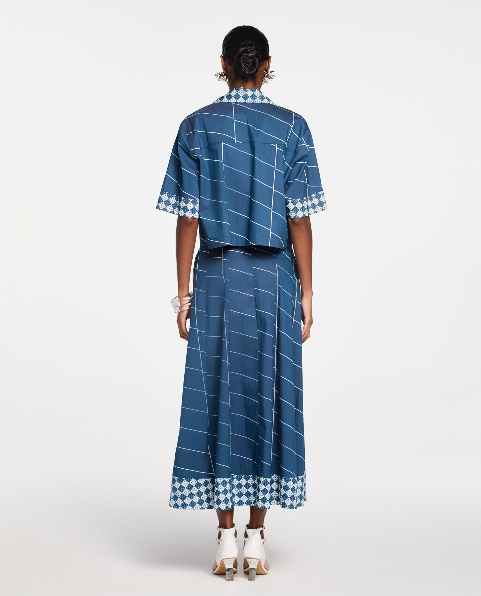 Saia Lafort Midi Djanira High Cotton Estampado