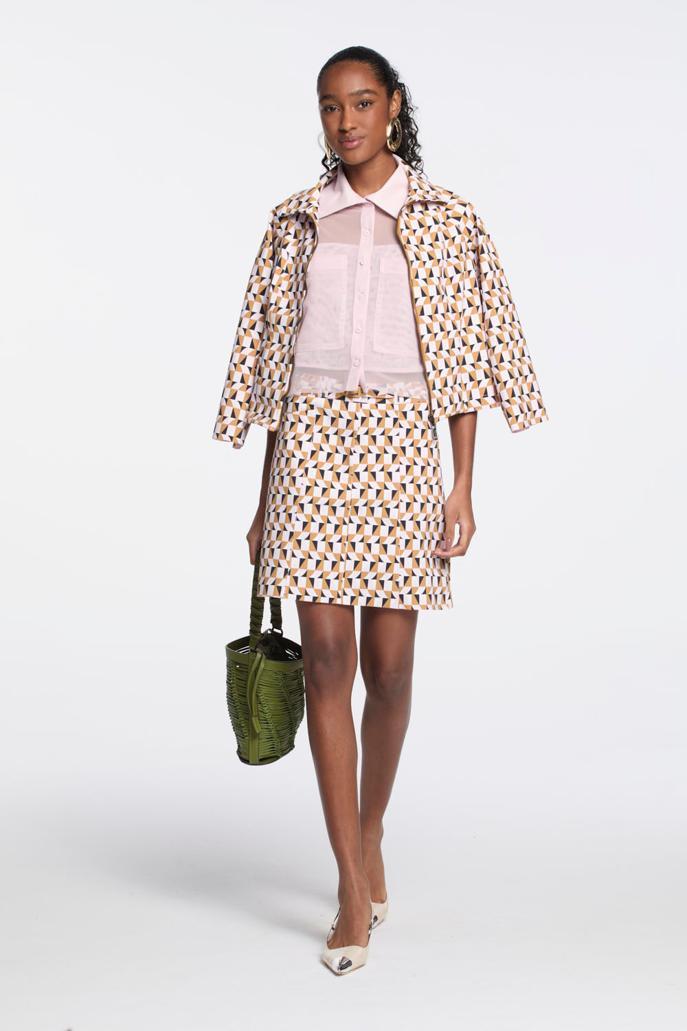 Casaco Lafort Mini Mônica Technoblock® Estampado