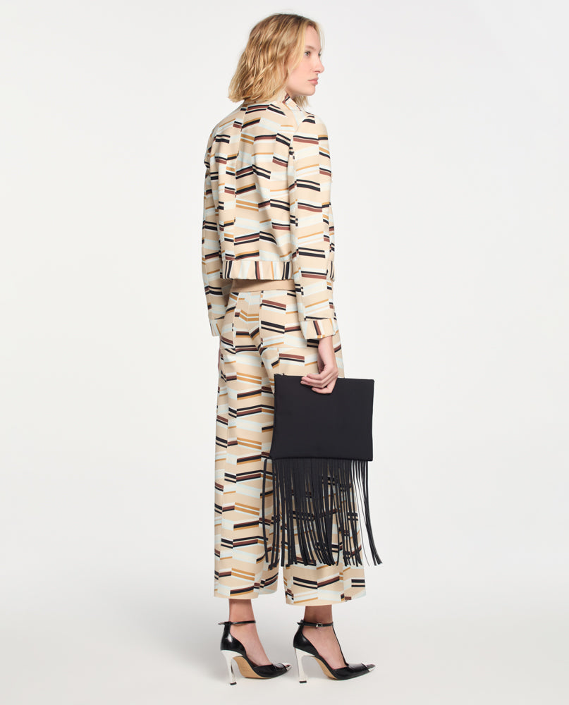 Jaqueta Lafort Bomber Odete Technoblock® Estampada