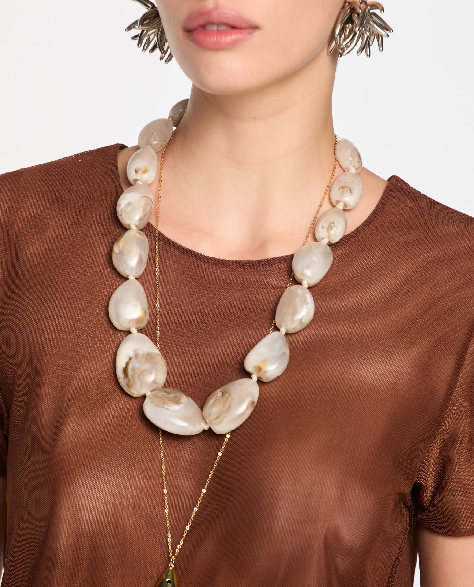 Blusa Lafort Manga Curta Tamires Tela Block