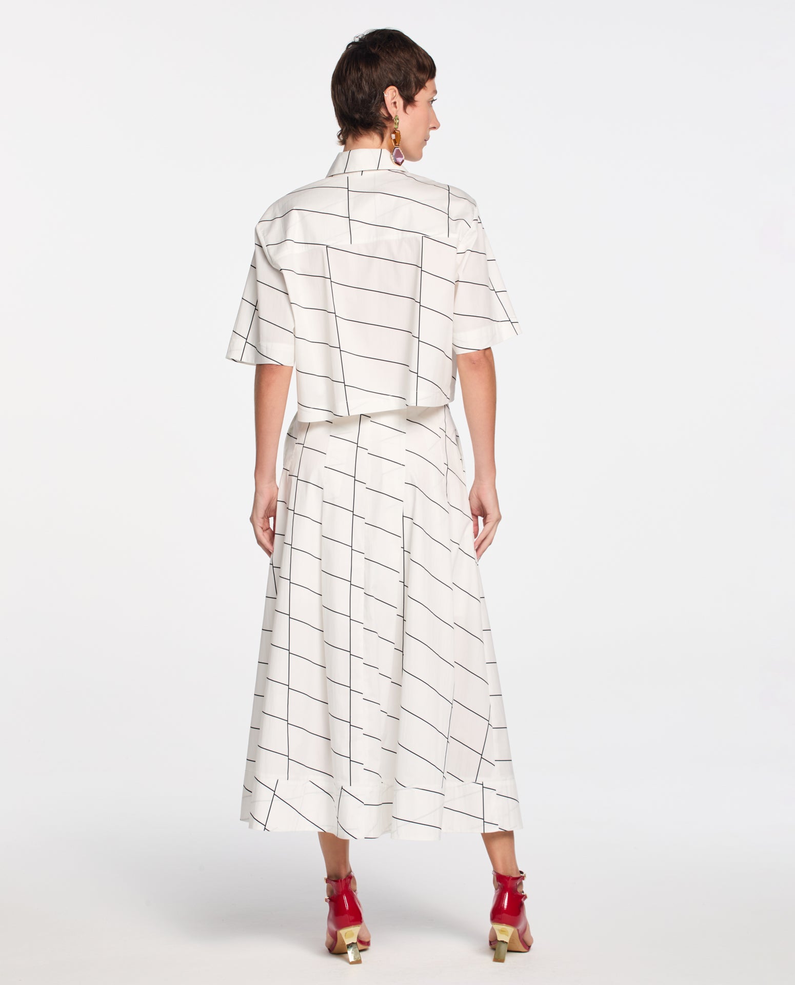 Saia Lafort Midi Carmen High Cotton Estampado