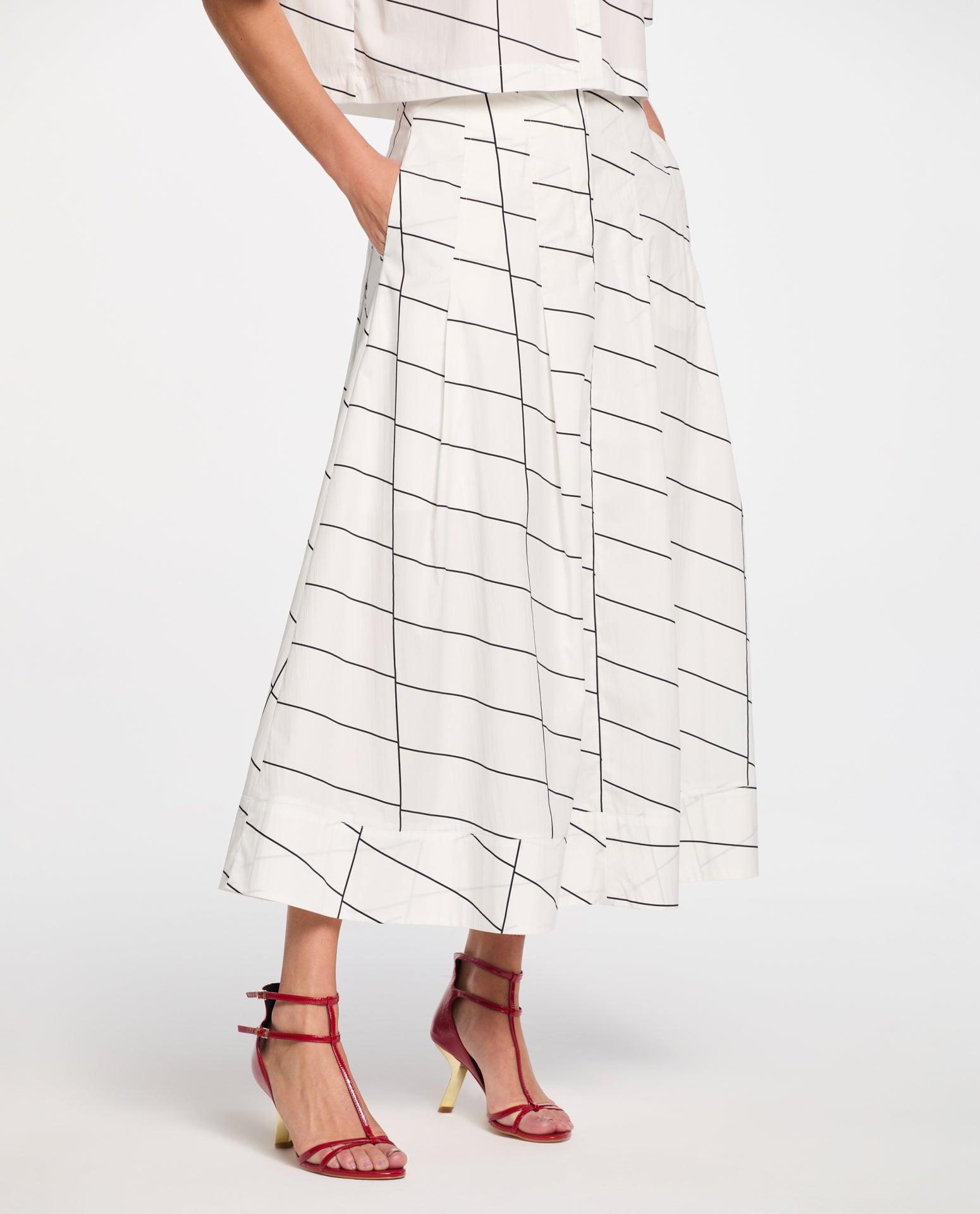 Saia Lafort Midi Carmen High Cotton Estampado