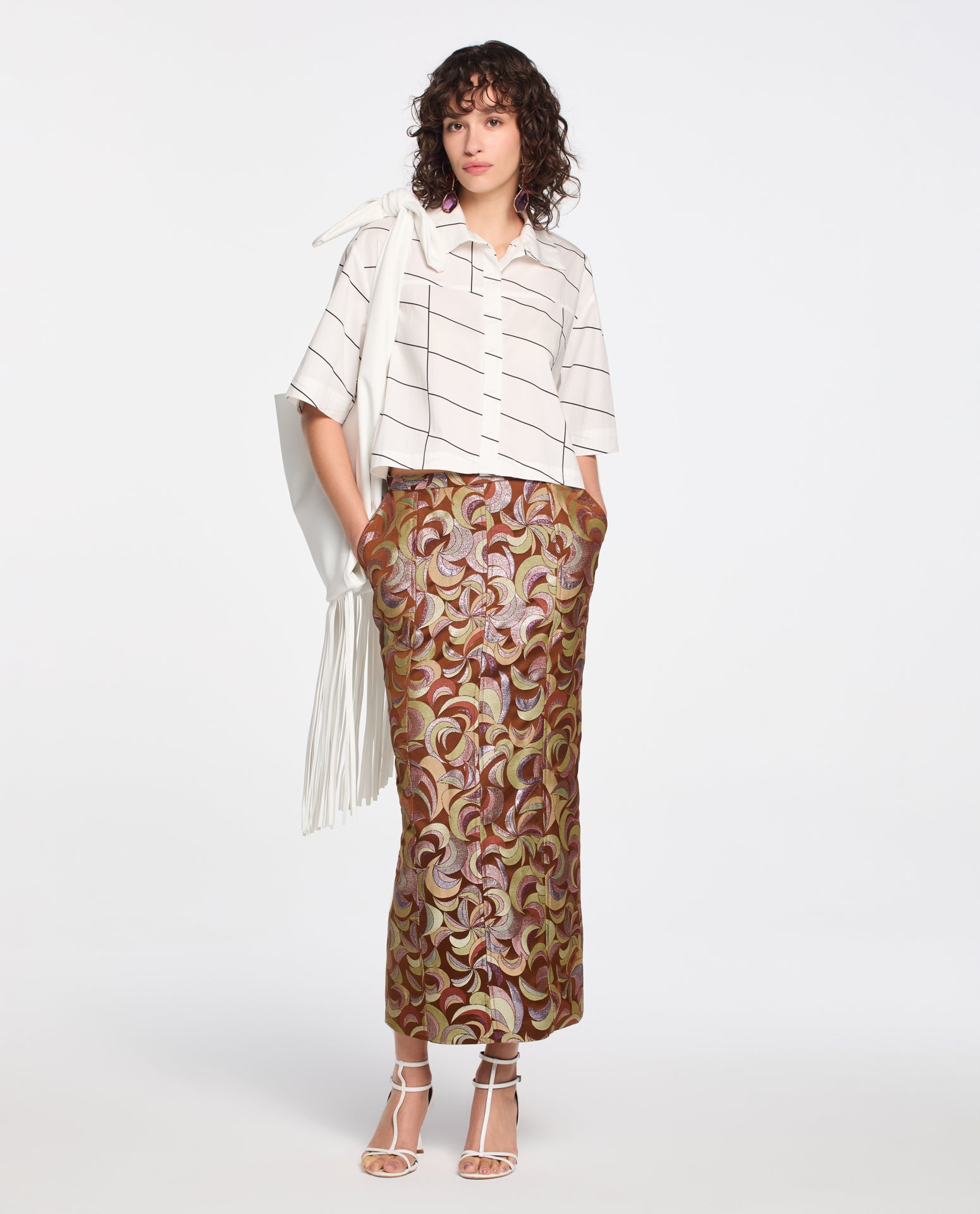 Camisa Lafort Manga Curta Fernanda High Cotton Estampado