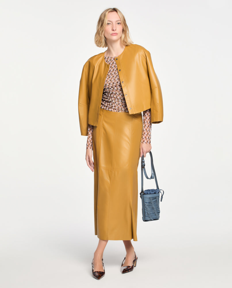 Saia Lafort Pespontos Lina Couro