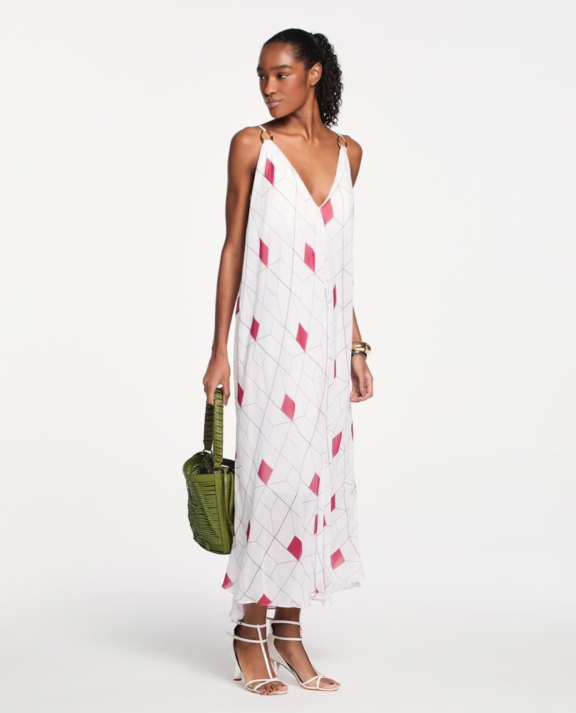 Vestido Lafort Amplo Ilê Georgette