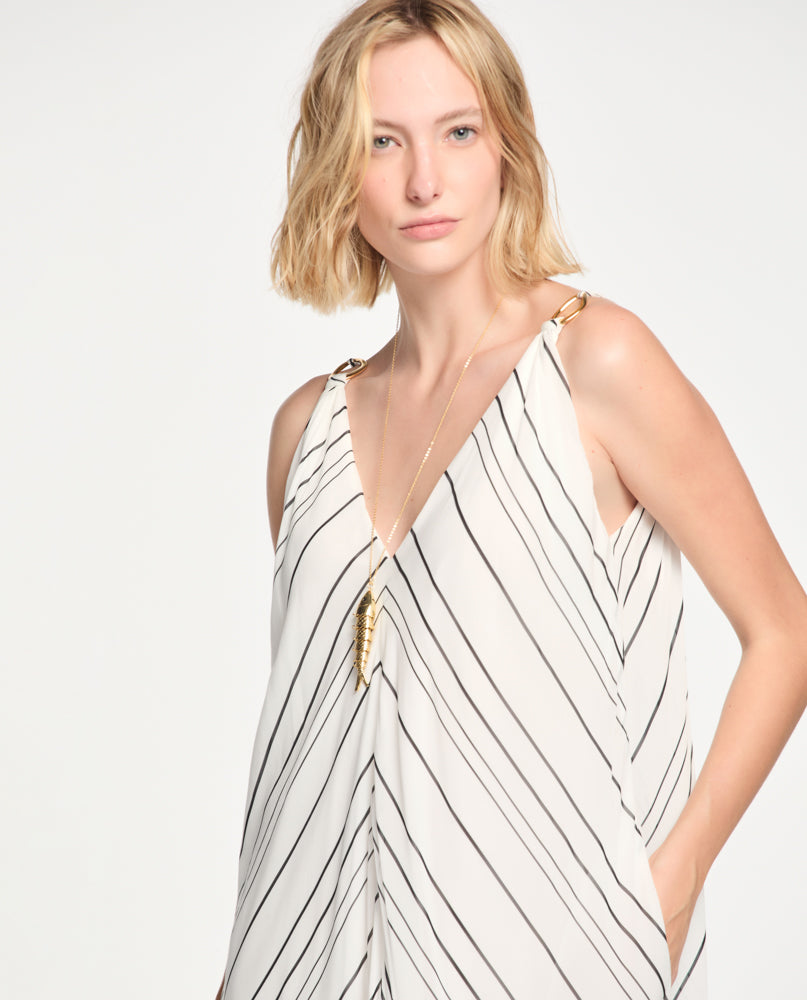 Vestido Lafort Amplo Ilê Georgette