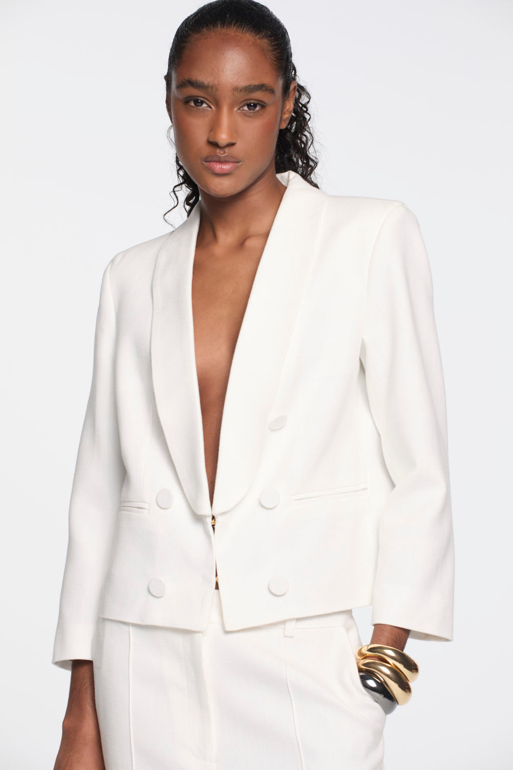 Blazer Lafort Angélica Alfaiataria Natural