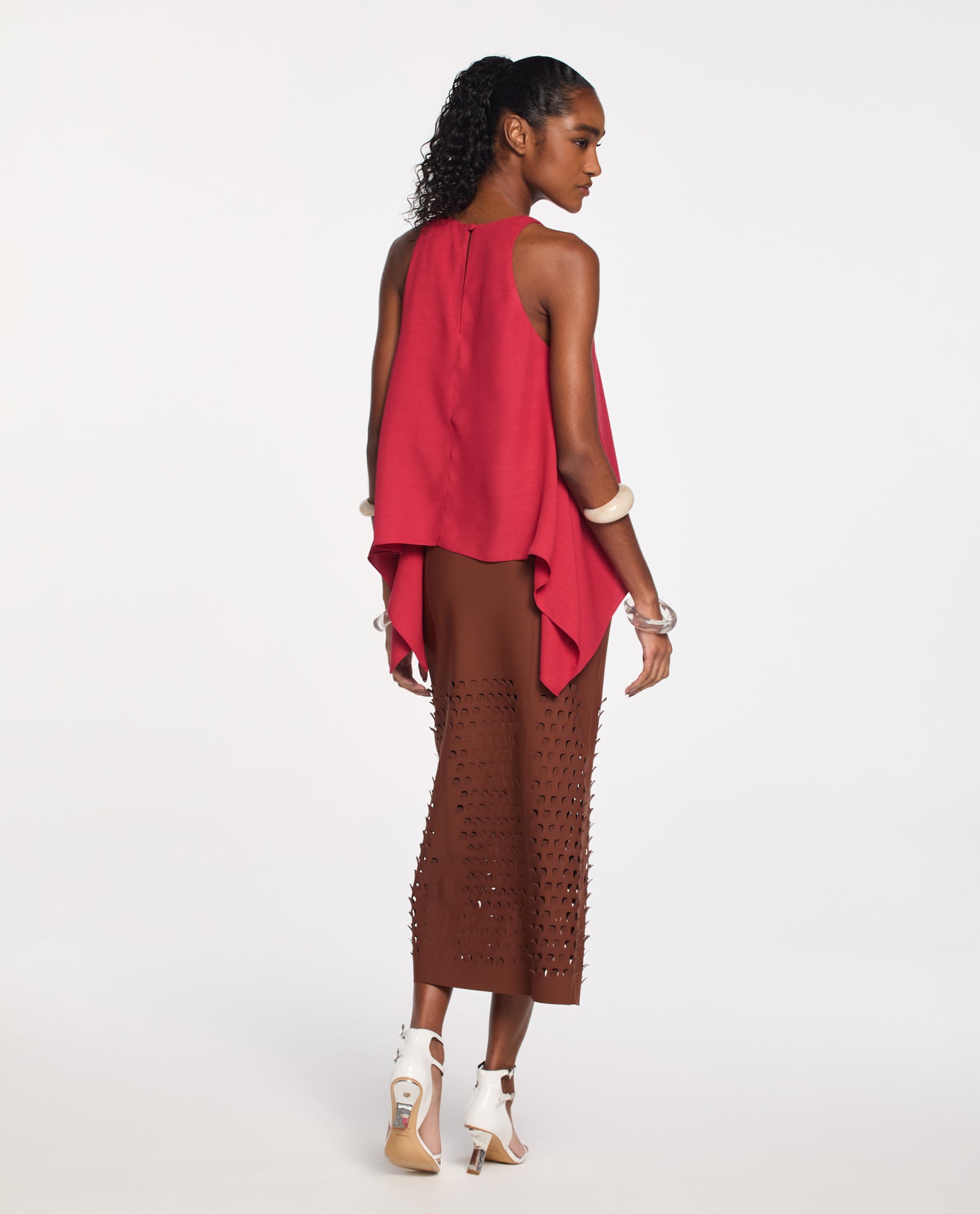 Top Lafort Com Pontas Claudia Crepe