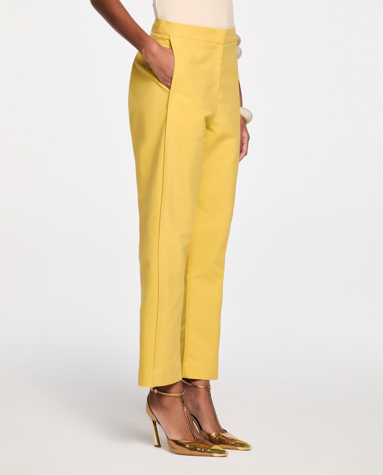 Calça Lafort Afunilada Adélia Cotton Twill