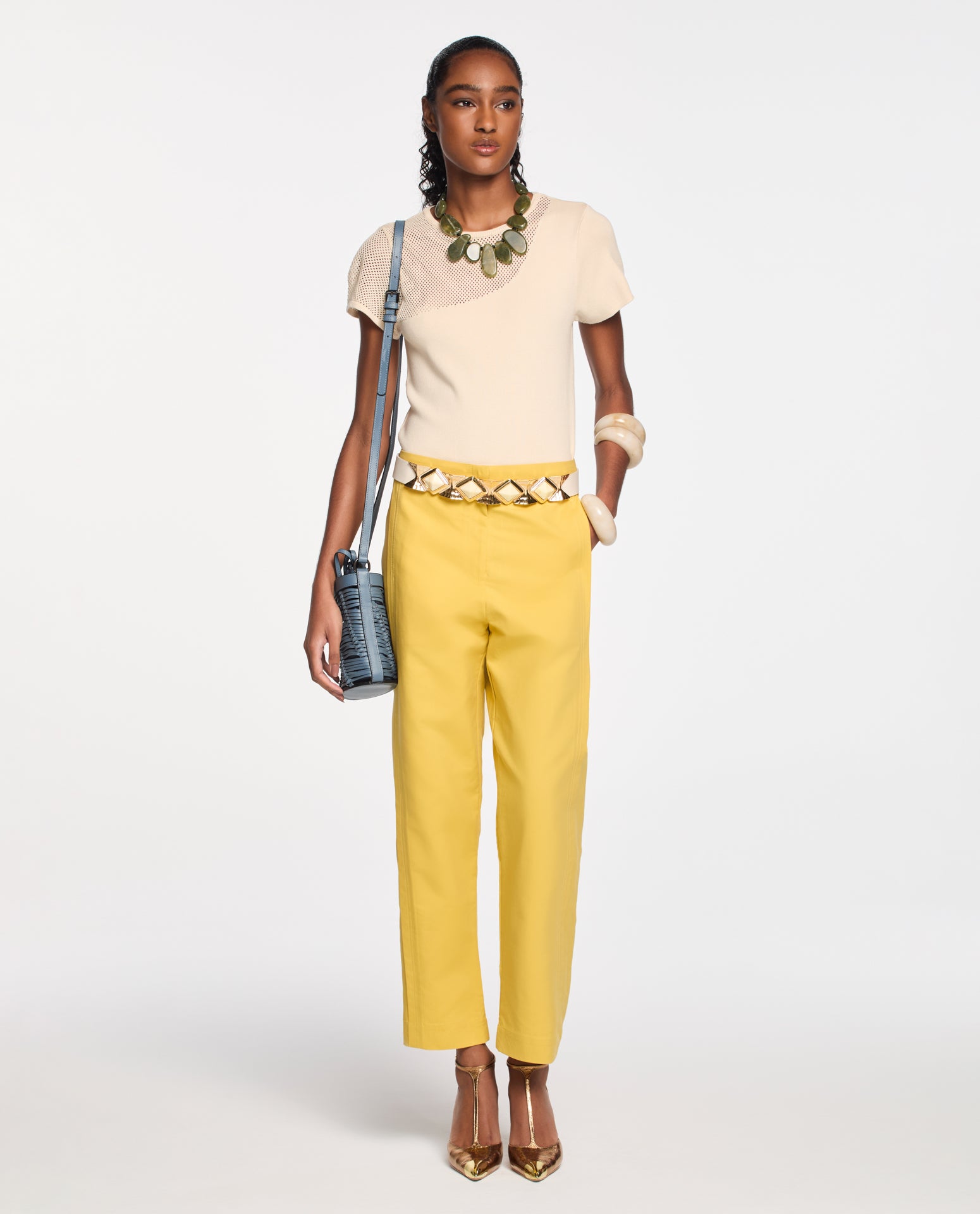 Calça Lafort Afunilada Adélia Cotton Twill