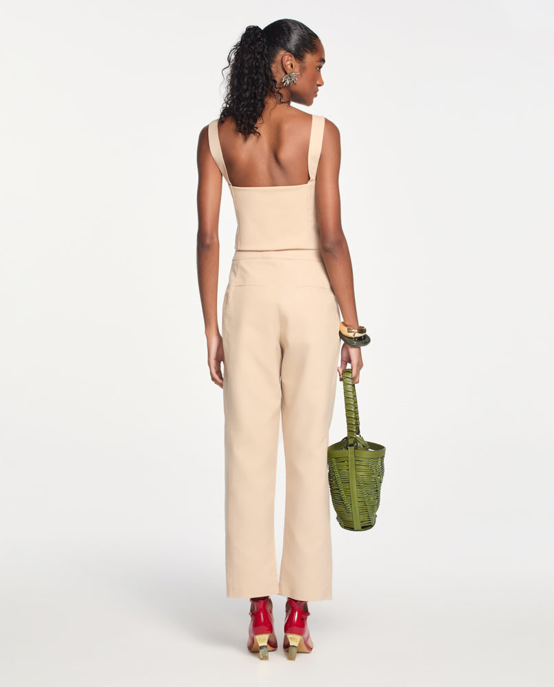 Calça Lafort Afunilada Adélia Cotton Twill