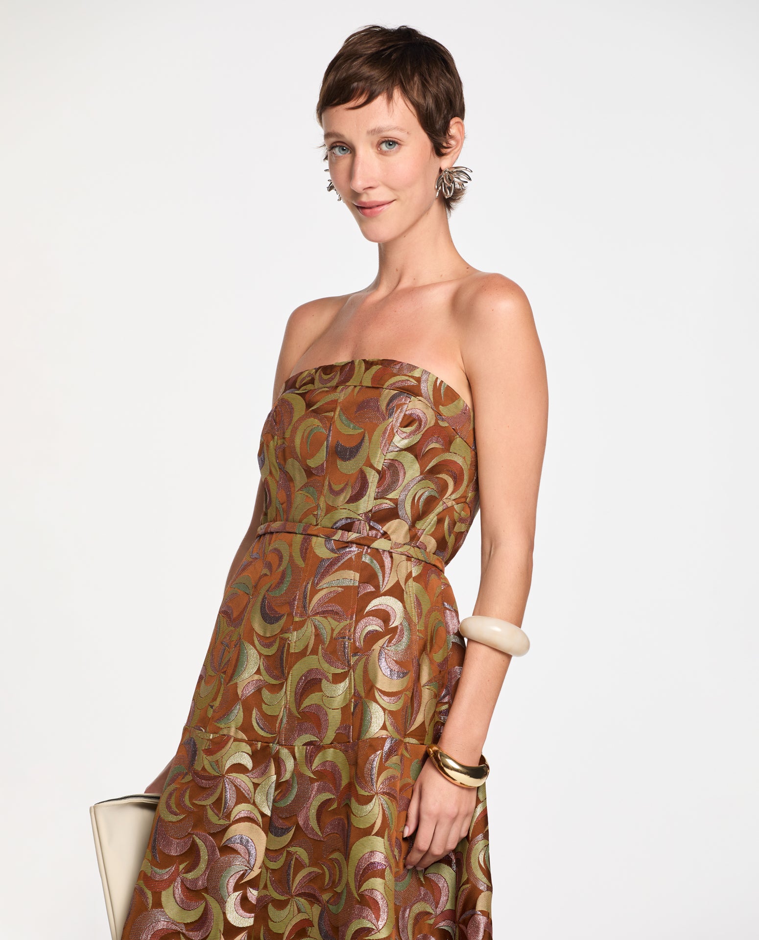 Vestido Lafort Sem Mangas Dolores Jacquard