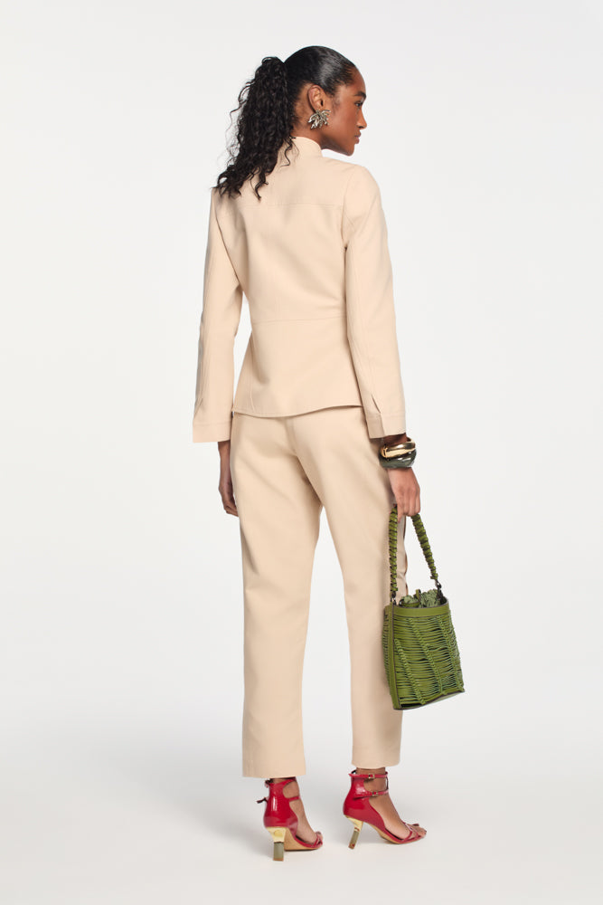 Jaqueta Lafort Recortes Adélia Cotton Twill