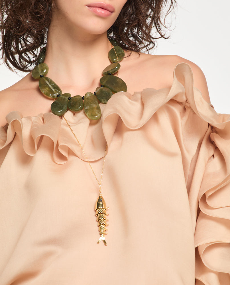 Top Lafort Babados Cristina Organza