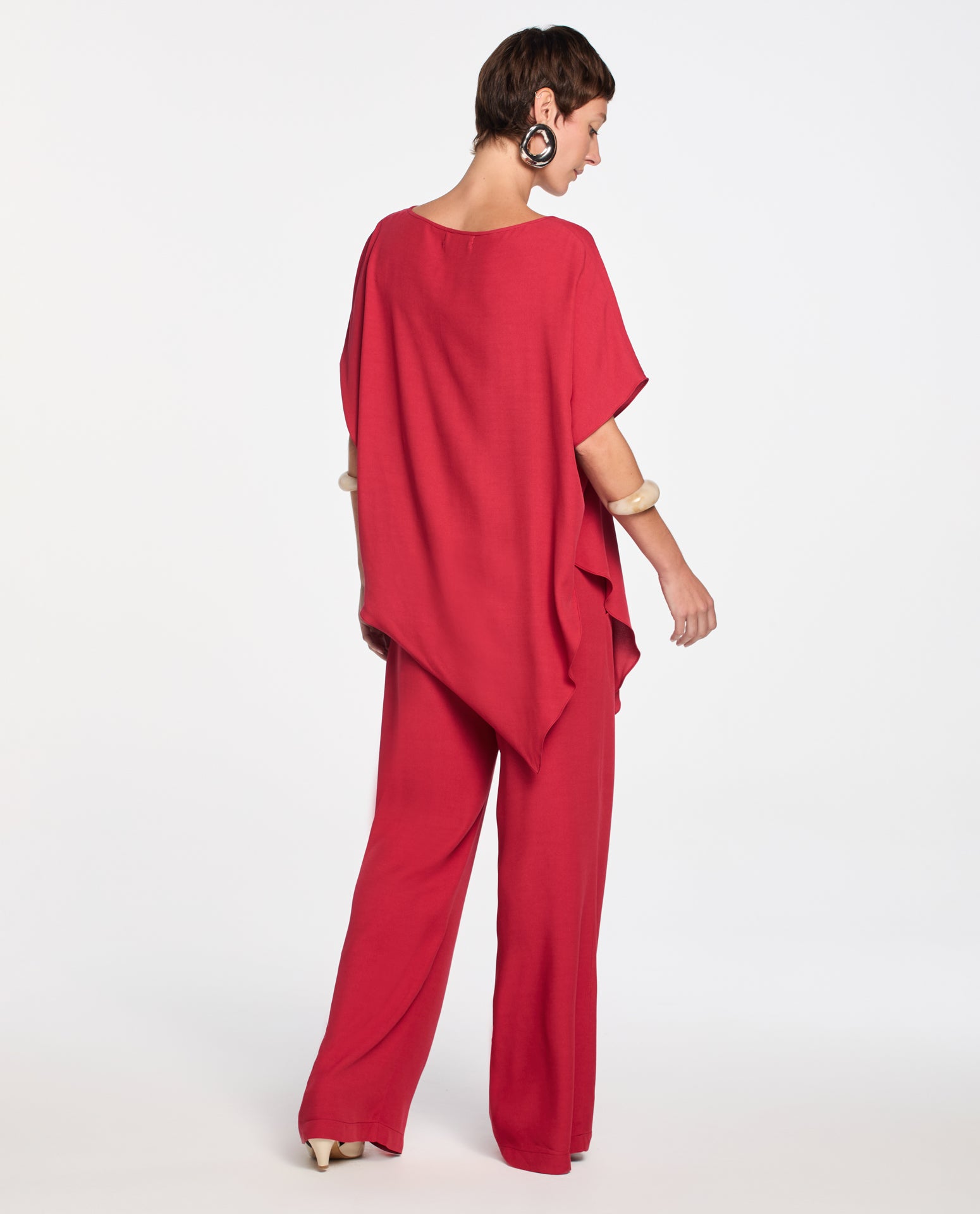 Blusa Lafort Assimétrica Raquel Crepe