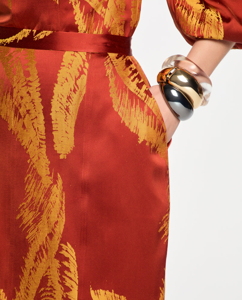 Saia Lafort Midi Elaine Jacquard