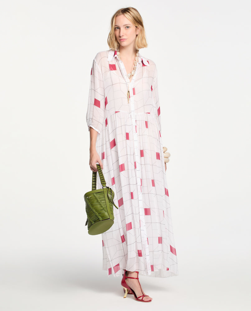 Vestido Lafort Chemise Joseca Georgette