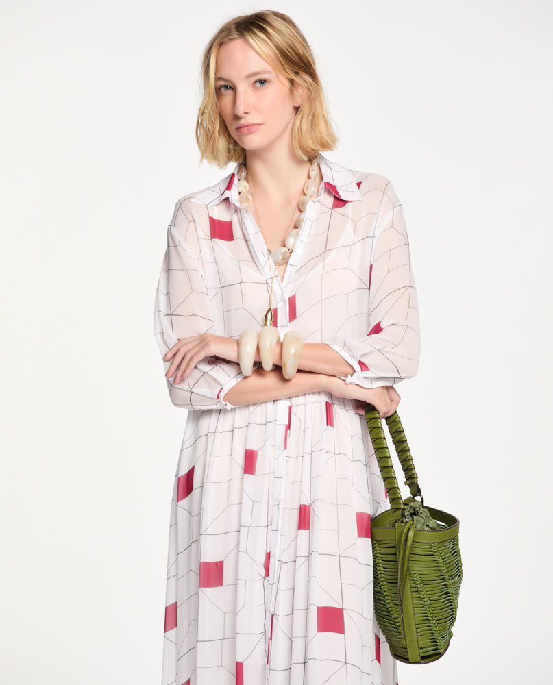 Vestido Lafort Chemise Joseca Georgette