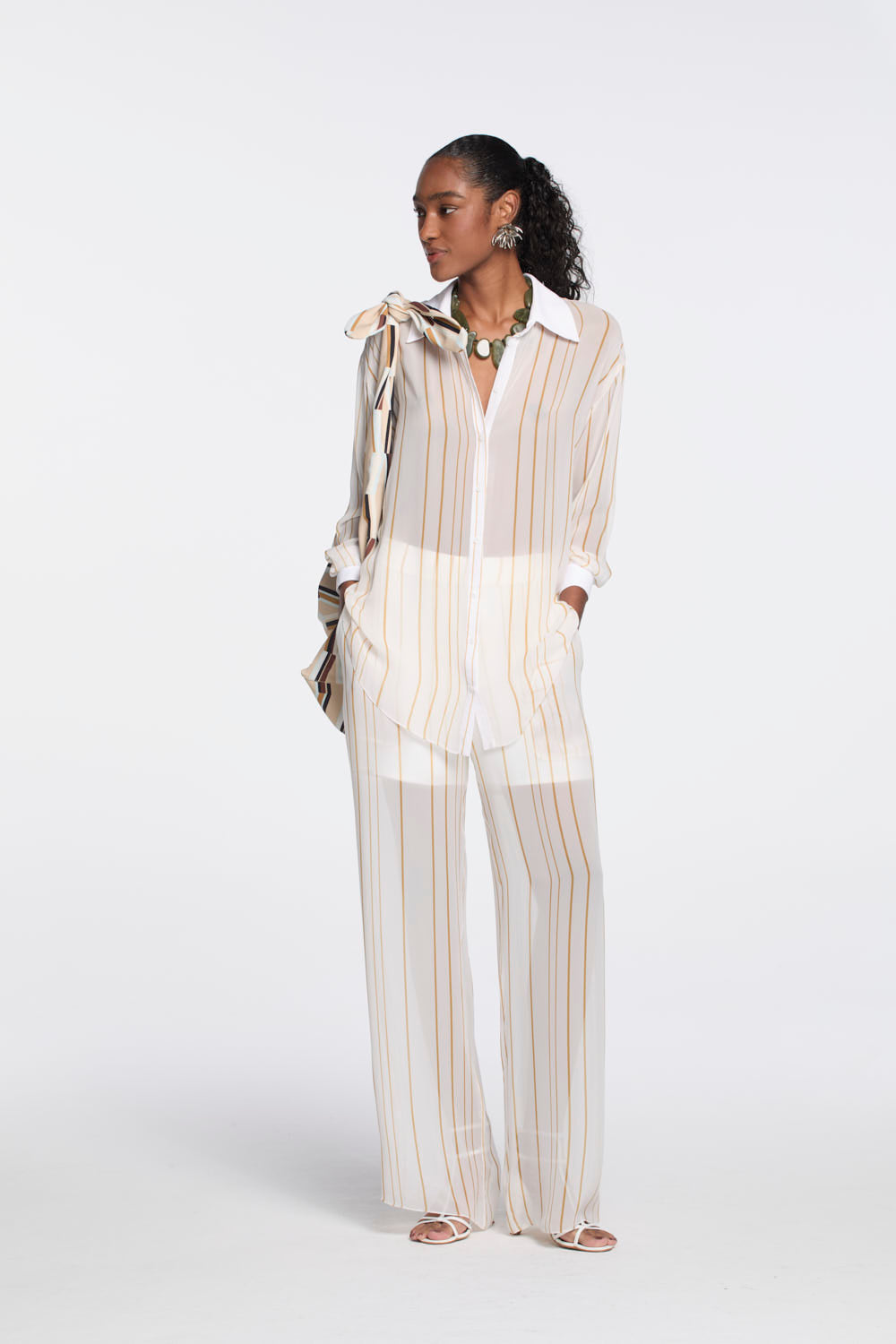 Camisa Lafort Ampla Joseca Georgette