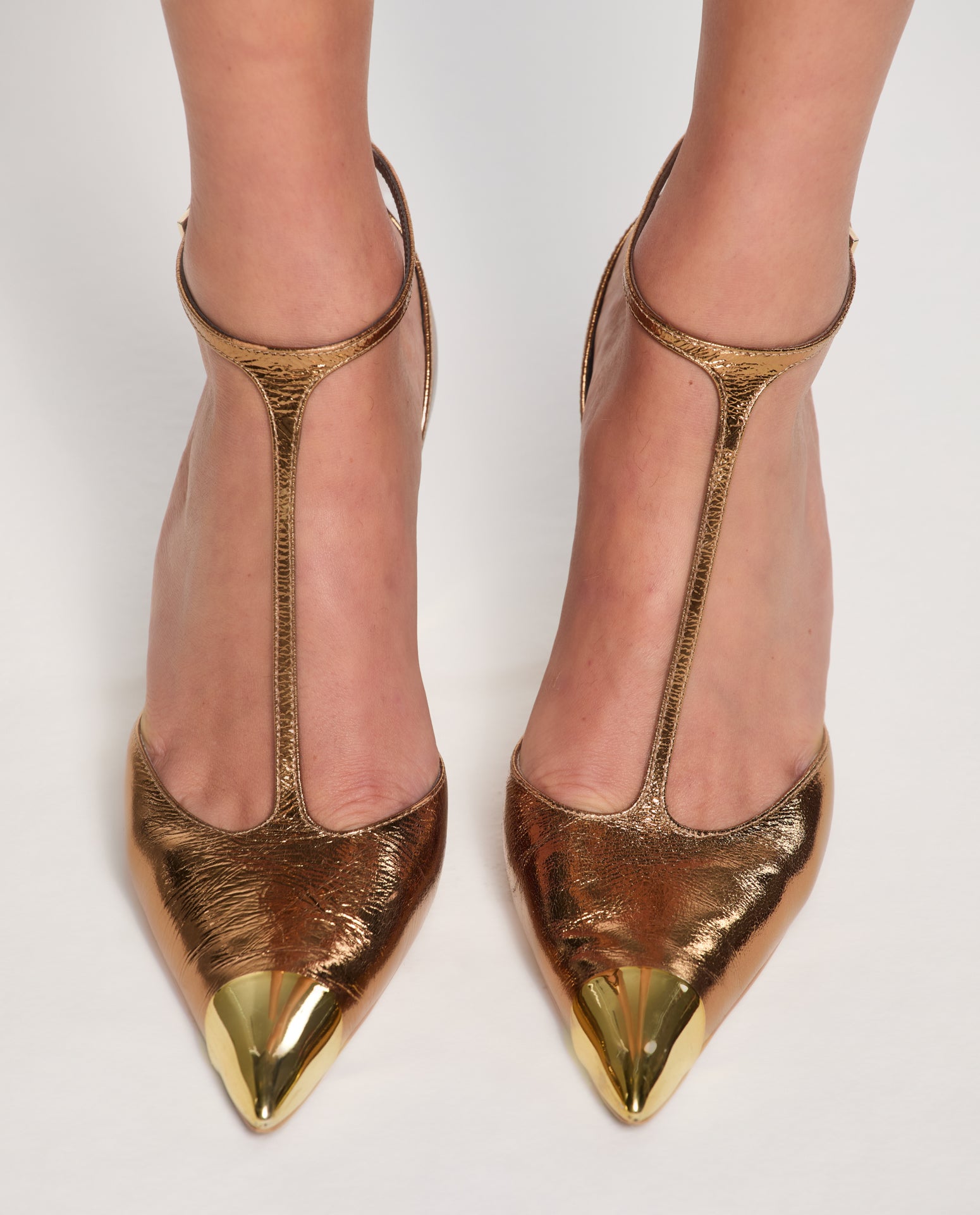 Sapato Lafort Alto Com Bico Maruja