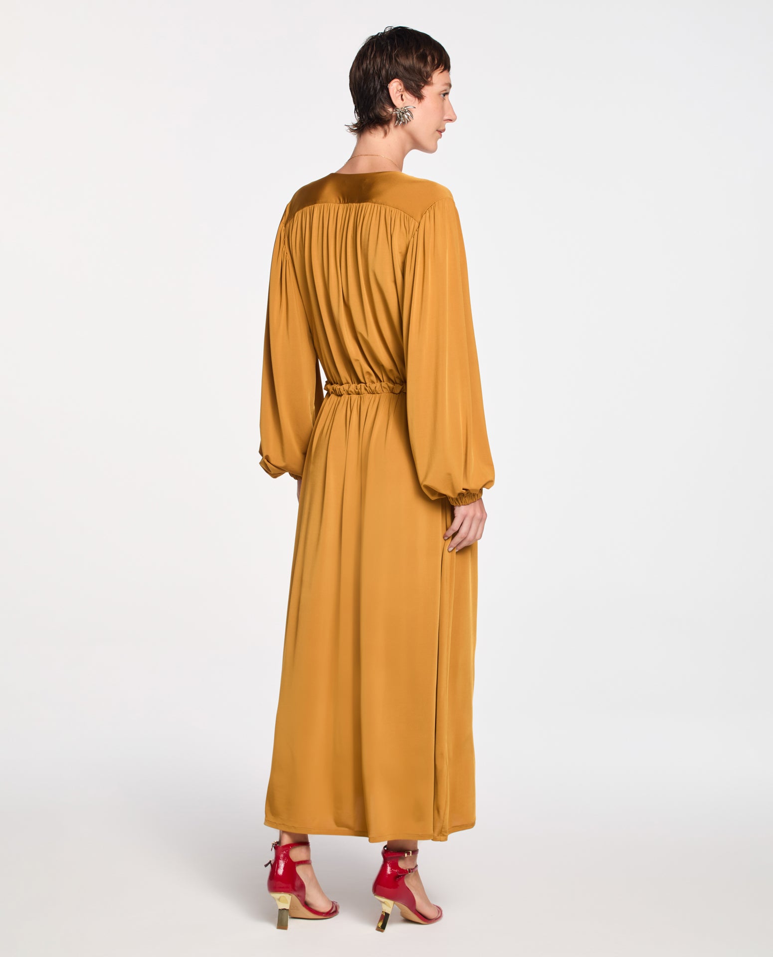 Vestido Lafort Longo V Fefe Malha