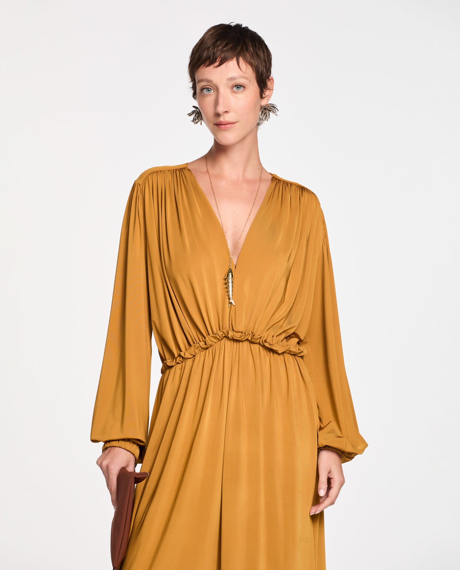 Vestido Lafort Longo V Fefe Malha