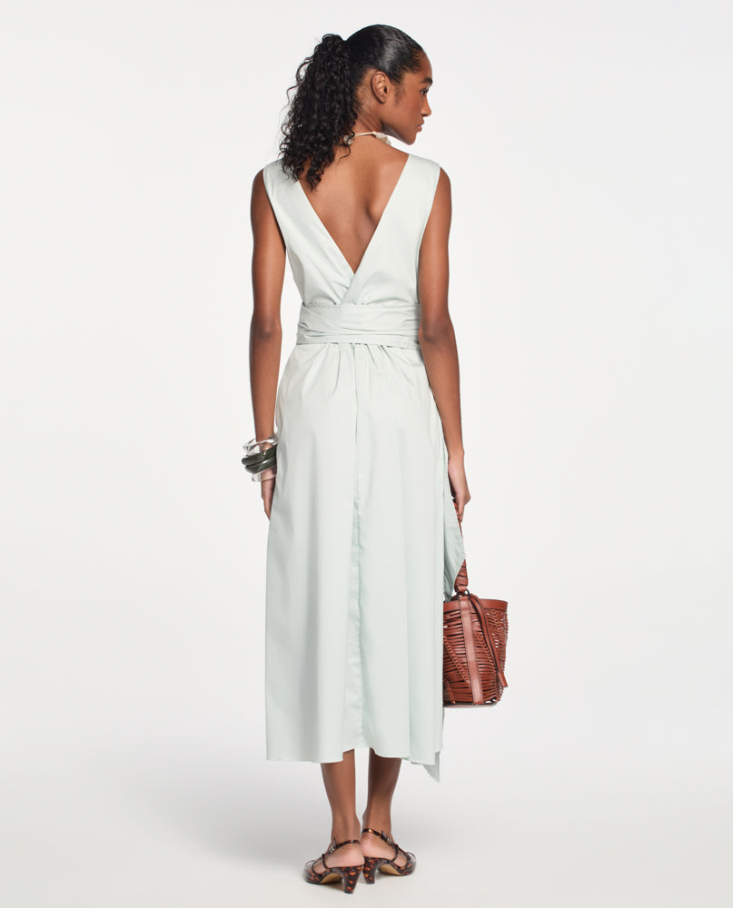 Vestido Lafort Faixa Cintura Marlene Tricoline