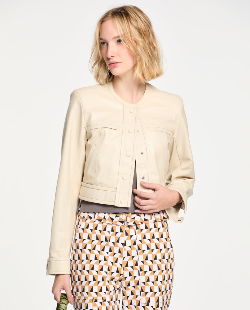 Casaco Lafort New Mira Couro