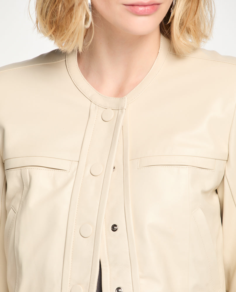 Casaco Lafort New Mira Couro